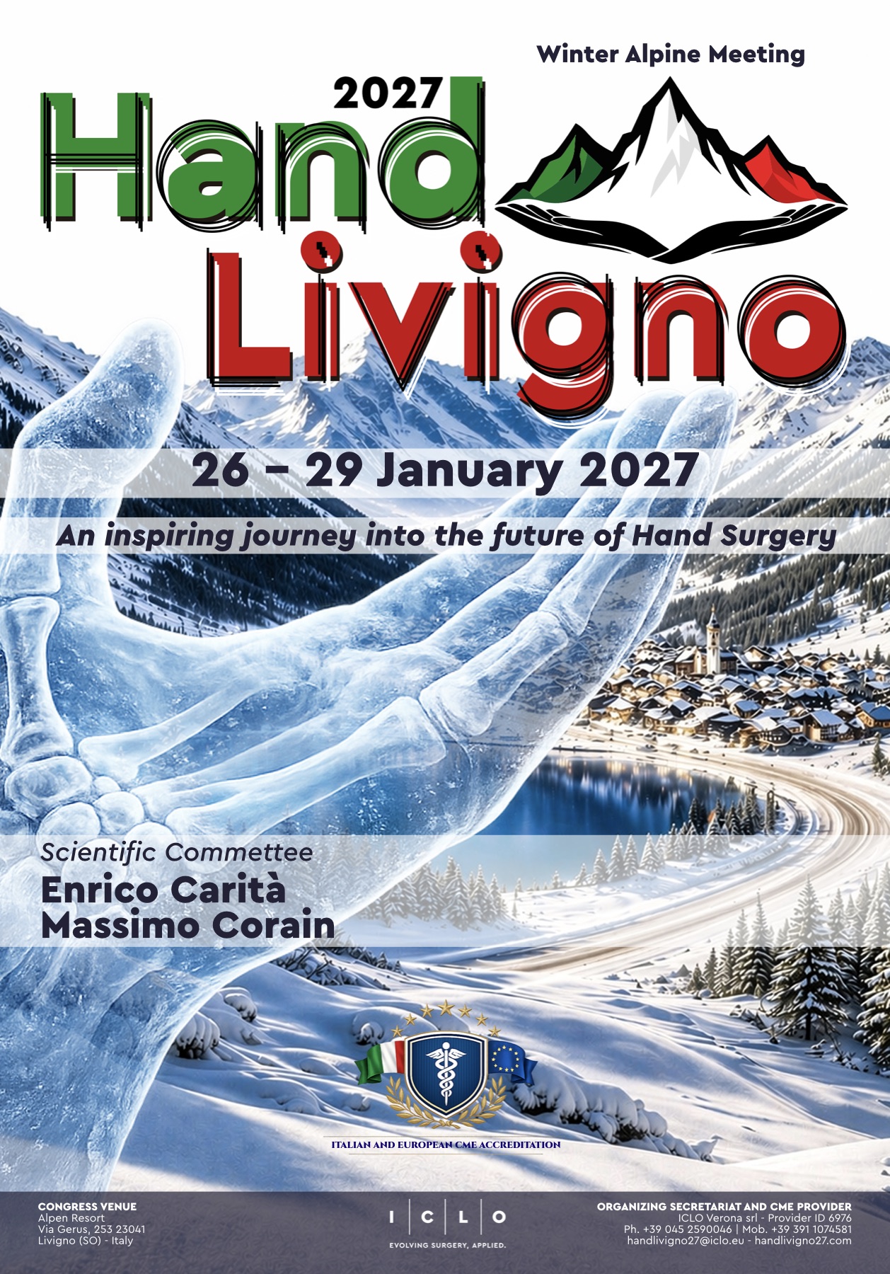 Hand Livigno 2027 save the date